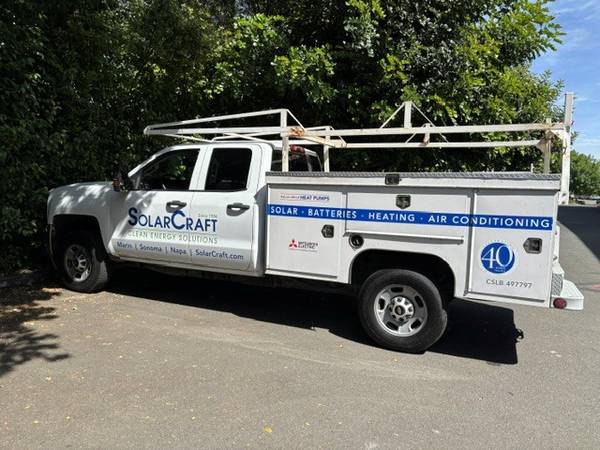 2017 Chevrolet Silverado 2500 Crew Cab utility truck 4wd gas for sale by owner
