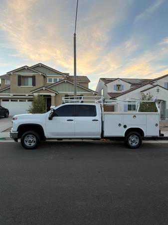 2024 Chevrolet Silverado 2500 HD Crew Cab Utility Truck - 27K Miles for sale by owner