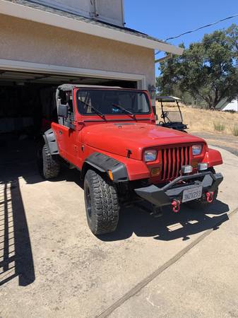 1994 Jeep Wrangler YJ – 77,000 Miles – Clean Title - $8,000 (Copperopo for sale by owner